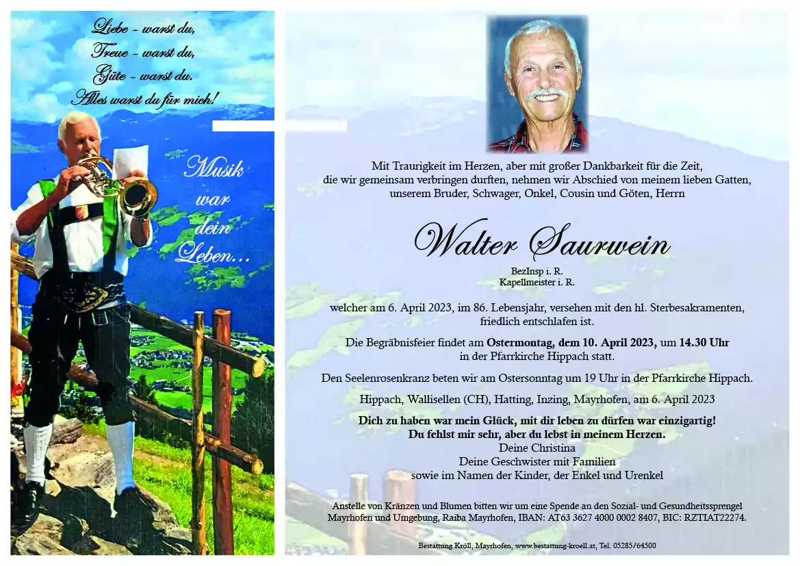 Parte von Walter Saurwein